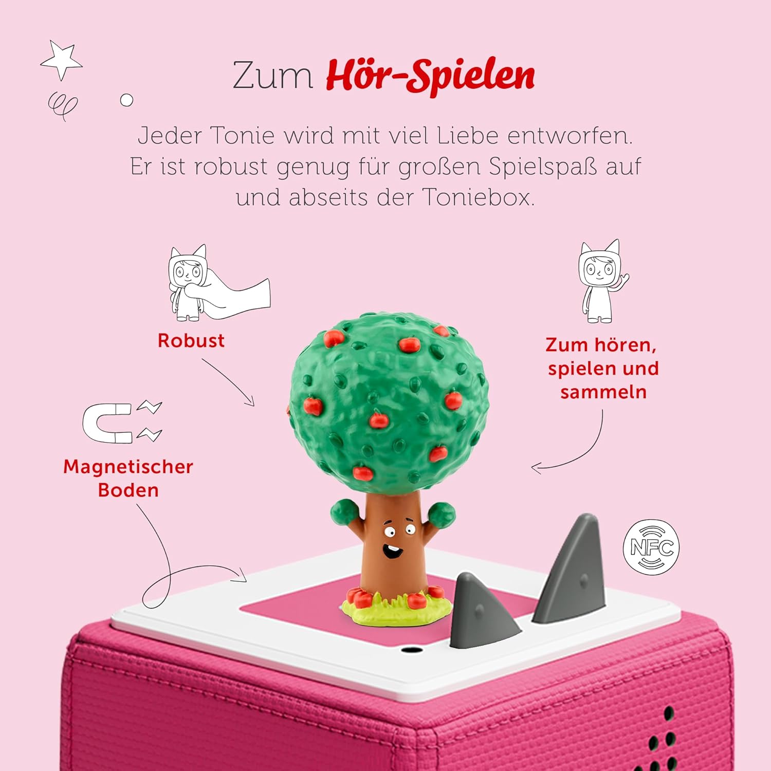 tonies Hörfiguren für Toniebox, Schüttel den Apfelbaum & Schaukel das Schaf, Hörspiel für Kinder ab 3 Jahren, Spielzeit ca. 50 Minuten - Image 3